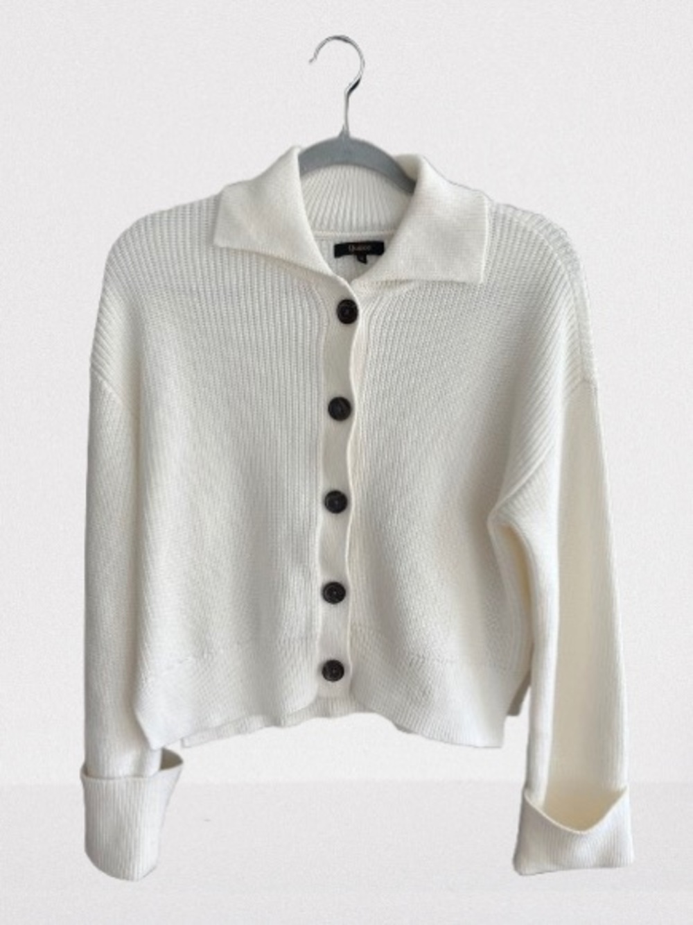 Quince 100% Organic Cotton Fisherman Collared Cardigan